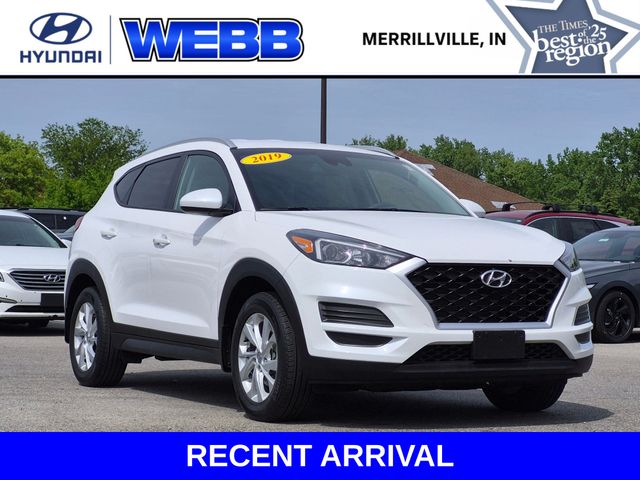 White Pearl 2019 Hyundai Tucson Value FWD SUV / Crossover Front-Wheel Drive 6-Speed Automatic