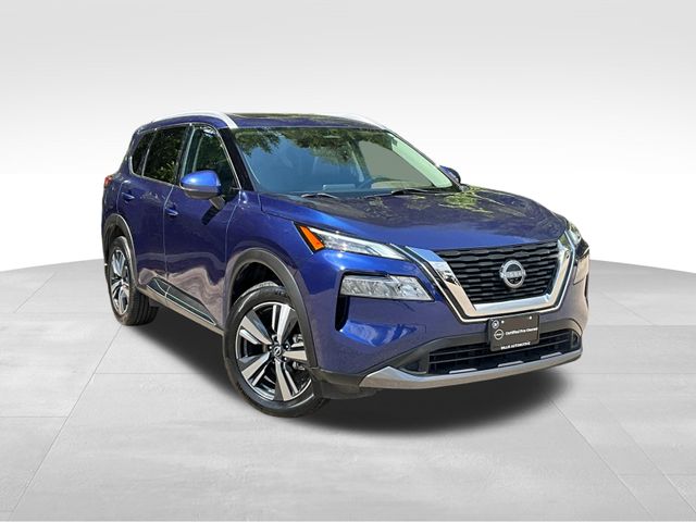 Caspian Blue Metallic 2023 Nissan Rogue SL AWD SUV / Crossover All-Wheel Drive Continuously Variable Transmission