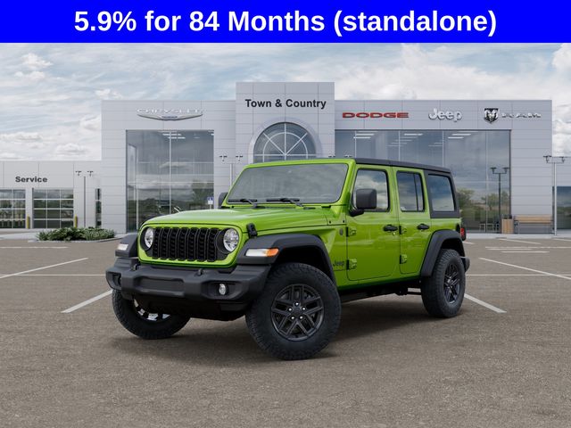 Mojito Clearcoat 2026 Jeep Wrangler Sport S 4-Door 4WD SUV / Crossover Four-Wheel Drive 8-Speed Automatic