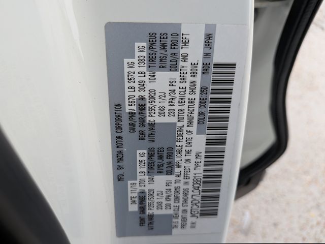 2020 Mazda CX-9 Grand Touring White at Joe Myers Mazda Kia
