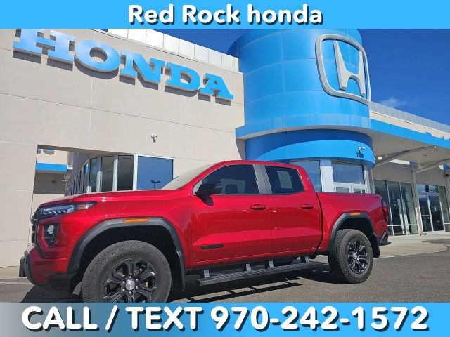Volcanic Red Tintcoat 2024 GMC Canyon Pickup Truck Four-Wheel Drive 8-Speed Automatic
