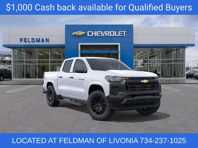 Summit White 2026 Chevrolet Colorado Pickup Truck Four-Wheel Drive 8-Speed Automatic