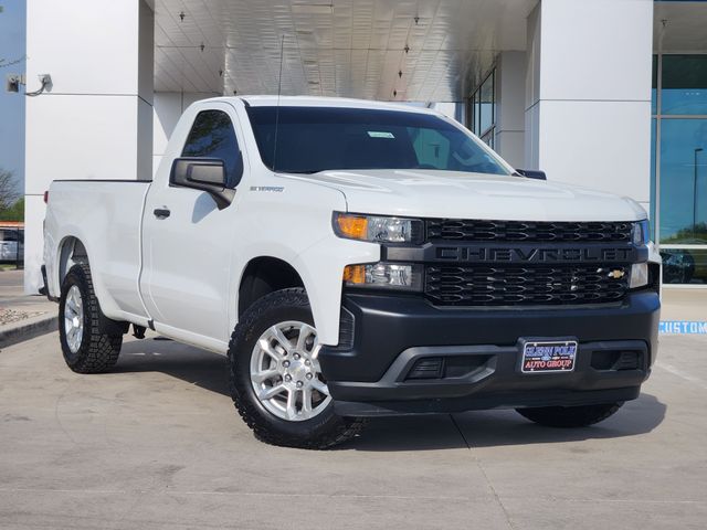 Summit White 2019 Chevrolet Silverado 1500 Work Truck LB RWD Pickup Truck 4X2 6-Speed Automatic Overdrive