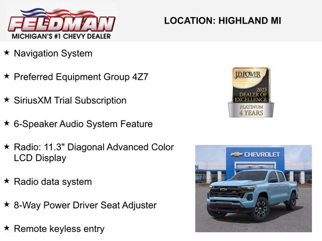 New 2025 Chevrolet Colorado For Sale in New Hudson, MI