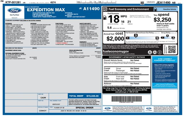 2018 Ford Expedition MAX Limited