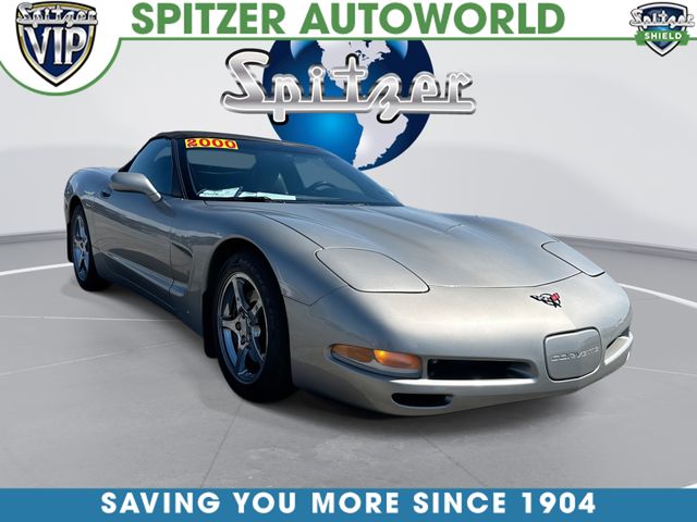 Light Pewter Metallic 2000 Chevrolet Corvette Convertible RWD Convertible Rear-Wheel Drive 6-Speed Manual