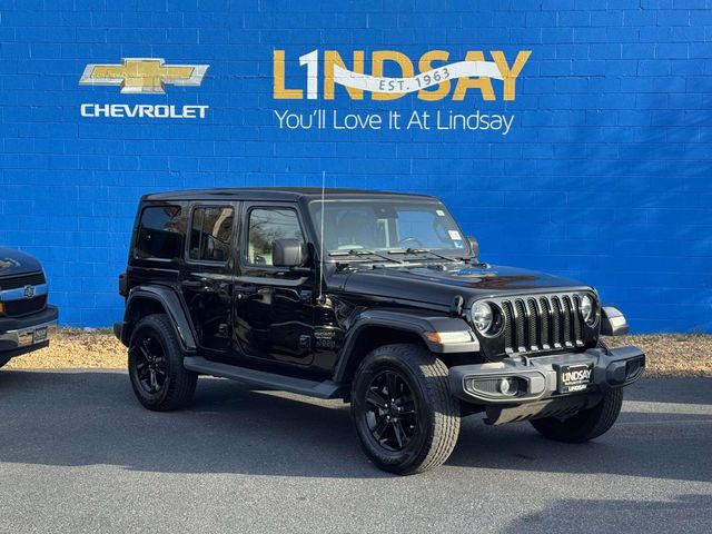 Black Clearcoat 2020 Jeep Wrangler Unlimited Sahara 4WD SUV / Crossover Four-Wheel Drive 8-Speed Automatic