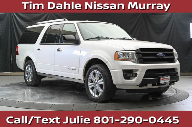 White 2017 Ford Expedition EL Platinum 4WD SUV / Crossover Four-Wheel Drive 6-Speed Automatic