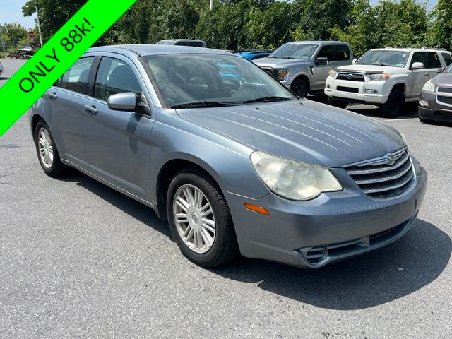 Silver Steel Metallic Clearcoat/Black Vinyl Top 2009 Chrysler Sebring Sedan Front-Wheel Drive 4-Speed Automatic