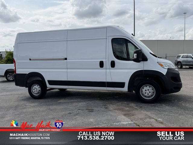 Bright White Clearcoat 2023 RAM ProMaster 2500 159 High Roof Cargo Van FWD Van Front-Wheel Drive 9-Speed Automatic