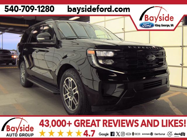 Black Metallic 2025 Ford Expedition Active 4WD SUV / Crossover Four-Wheel Drive Automatic