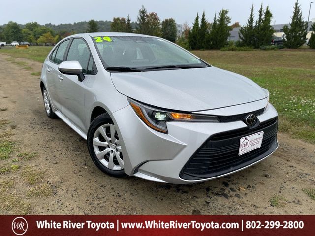 Classic Silver Metallic 2024 Toyota Corolla Sedan Front-Wheel Drive Continuously Variable Transmission