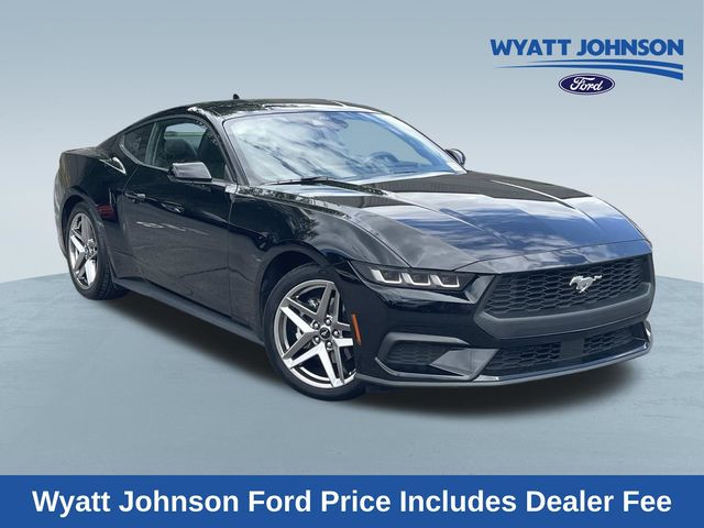 Shadow Black 2024 Ford Mustang Coupe Rear-Wheel Drive Automatic