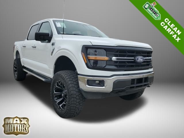 White 2025 Ford F-150 Pickup Truck Four-Wheel Drive Automatic