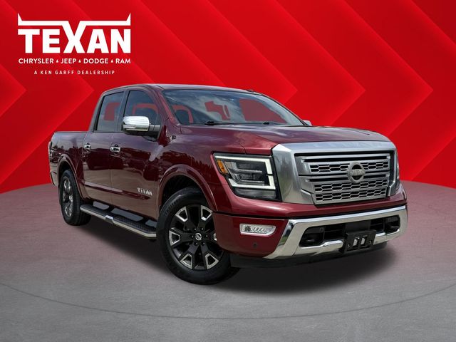 2021 Nissan Titan Platinum Reserve Red at Cook Ford