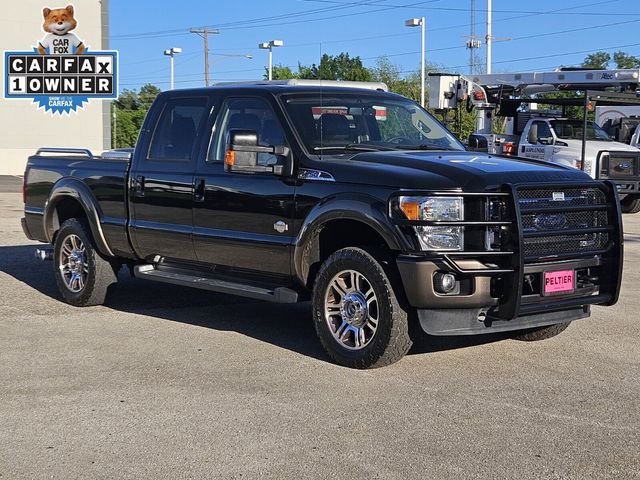Tuxedo Black Metallic 2015 Ford F-250 Super Duty King Ranch Crew Cab 4WD Pickup Truck Four-Wheel Drive 6-Speed Automatic Overdrive