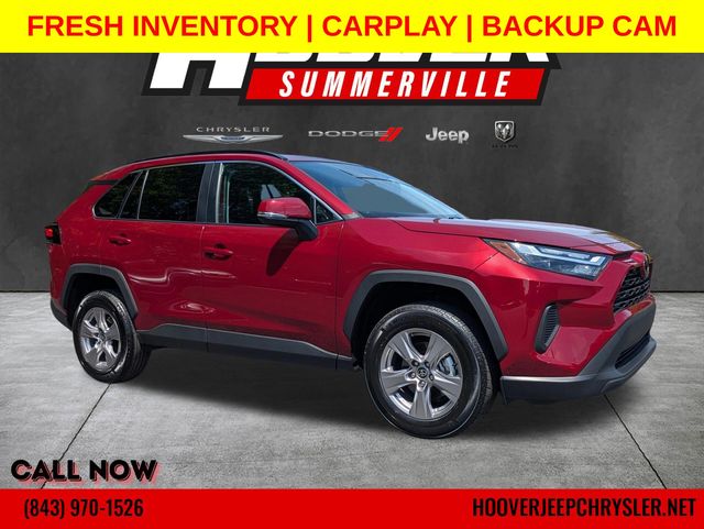 Red (Ruby Flare Pearl) 2025 Toyota RAV4 XLE FWD SUV / Crossover Front-Wheel Drive 8-Speed Automatic