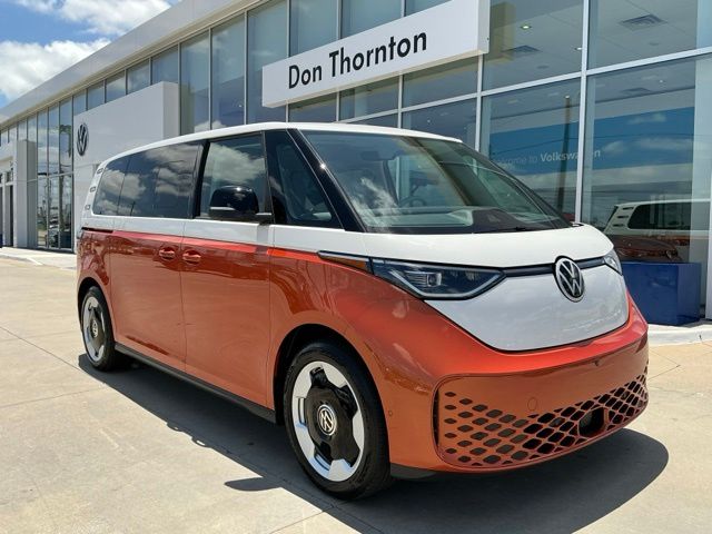 Energetic Orange 2025 Volkswagen ID.Buzz Pro S Plus RWD Minivan Rear-Wheel Drive Automatic