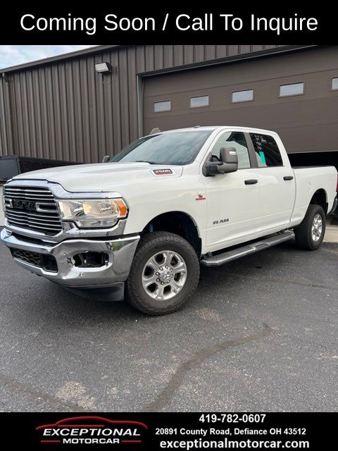 Bright White Clearcoat 2024 RAM 2500 Pickup Truck Four-Wheel Drive 6-Speed Automatic