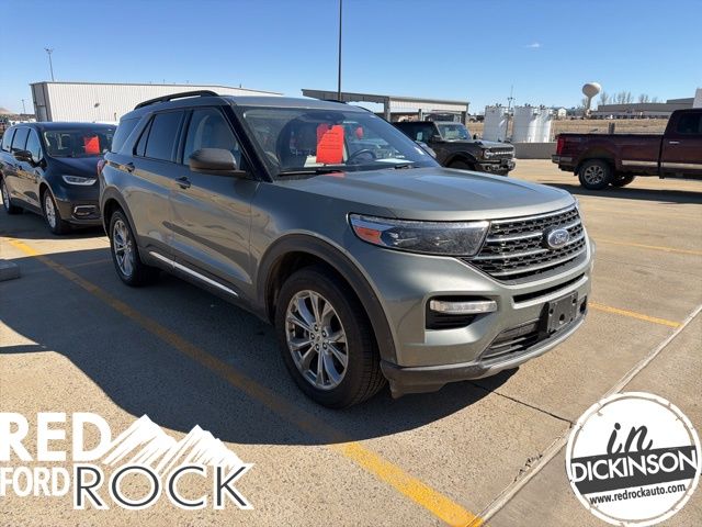 Silver Spruce Metallic 2020 Ford Explorer XLT AWD SUV / Crossover All-Wheel Drive Automatic