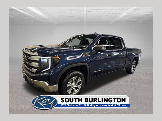 Pacific Blue Metallic 2022 GMC Sierra 1500 Pickup Truck Four-Wheel Drive Automatic