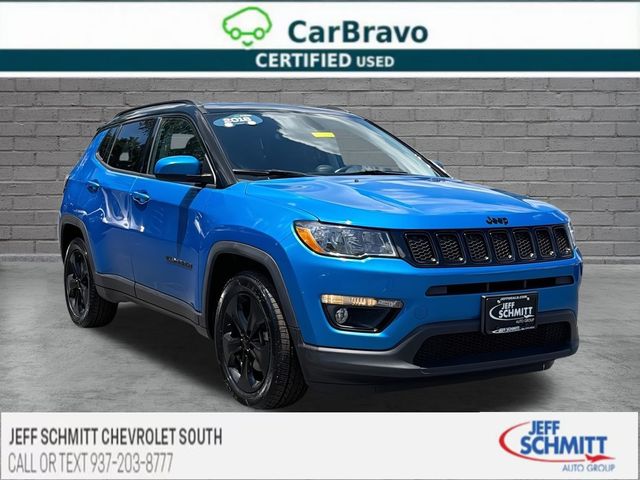 Laser Blue Pearlcoat 2018 Jeep Compass SUV / Crossover Front-Wheel Drive 6-Speed Automatic