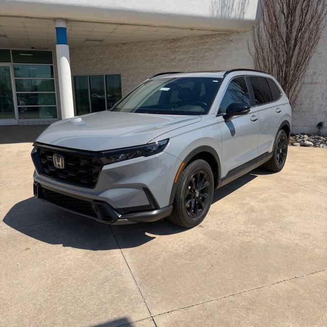 Meteorite Gray Metallic 2025 Honda CR-V Hybrid Sport-L AWD SUV / Crossover All-Wheel Drive Continuously Variable Transmission
