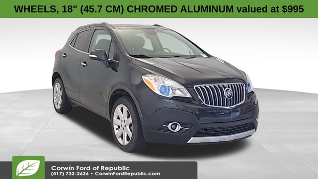 Carbon Black Metallic 2014 Buick Encore Leather AWD SUV / Crossover All-Wheel Drive 6-Speed Automatic