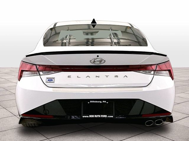 2023 Hyundai Elantra N Line White at Klick Lewis Buick Chevrolet