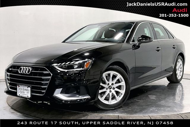 Mythos Black Metallic 2024 Audi A4 quattro Premium 40 TFSI AWD Sedan All-Wheel Drive 7-Speed Automatic