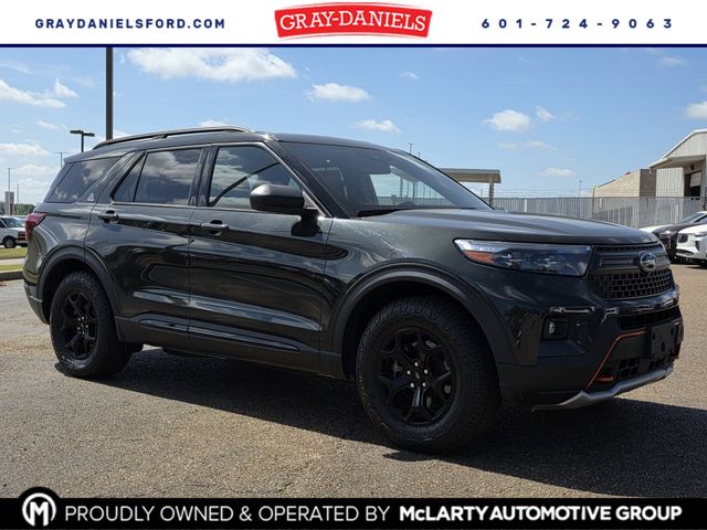 Green Metallic 2022 Ford Explorer Timberline AWD SUV / Crossover All-Wheel Drive Automatic