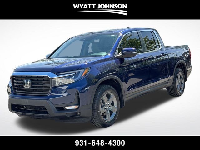 Blue 2023 Honda Ridgeline RTL AWD Pickup Truck All-Wheel Drive 9-Speed Automatic