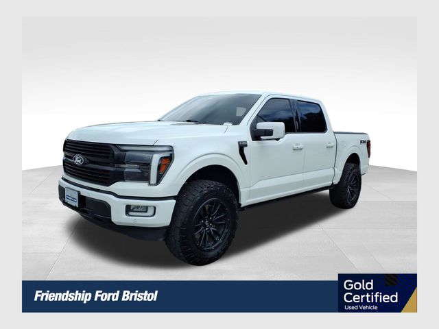 White Metallic 2024 Ford F-150 Platinum SuperCrew 4WD Pickup Truck Four-Wheel Drive Automatic