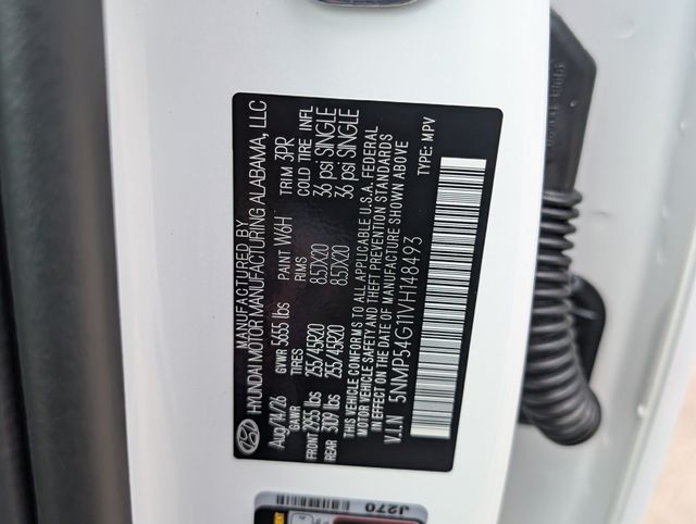 2027 Hyundai Santa Fe Hybrid Calligraphy White at Baytown Hyundai