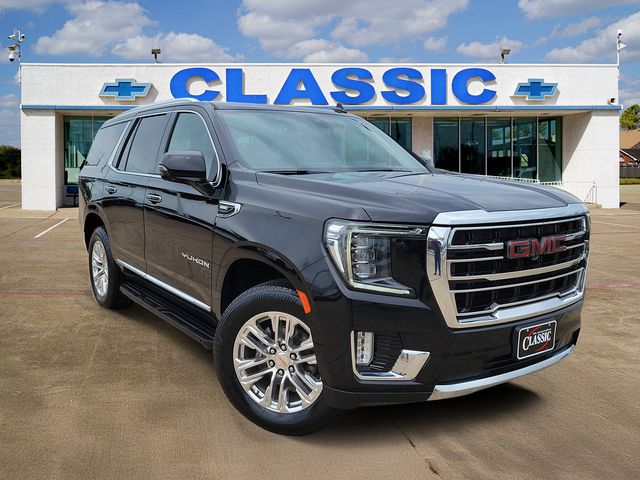 Onyx Black 2021 GMC Yukon SLT RWD SUV / Crossover 4X2