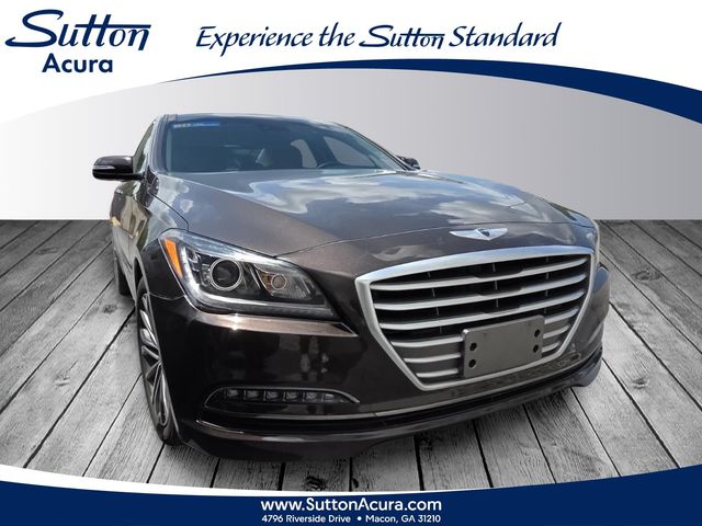 Manhattan Brown 2016 Hyundai Genesis Sedan 8-Speed Automatic