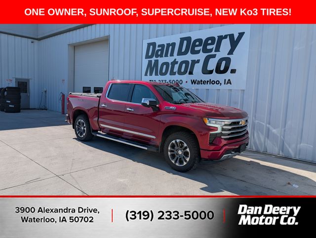 Radiant Red Tintcoat 2025 Chevrolet Silverado 1500 Pickup Truck Four-Wheel Drive Automatic