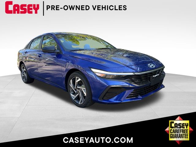 Intense Blue 2025 Hyundai Elantra Hybrid SEL Sport FWD Sedan Front-Wheel Drive 6-Speed Dual Clutch