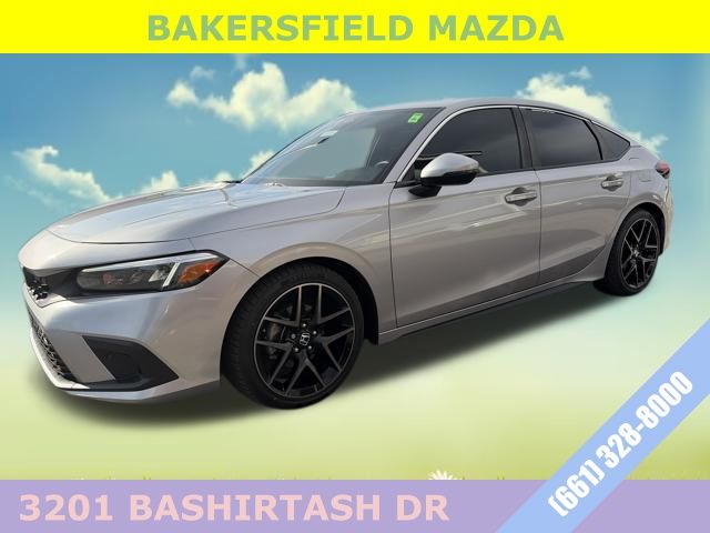 Lunar Silver Metallic 2022 Honda Civic Hatchback Sport Touring FWD Hatchback Front-Wheel Drive Continuously Variable Transmission