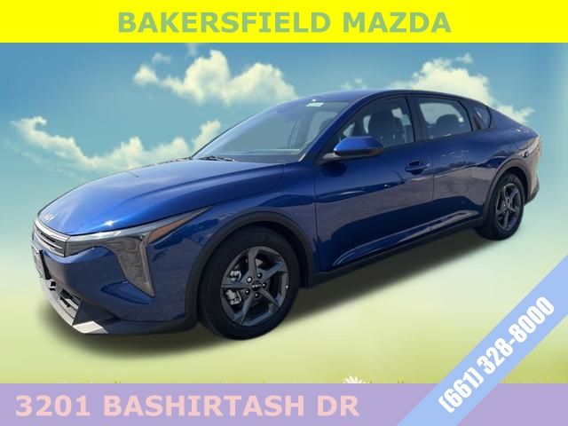 Deep Sea Blue 2025 Kia K4 LXS FWD Sedan Front-Wheel Drive Continuously Variable Transmission