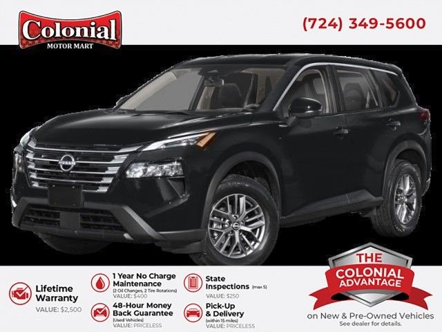 Super Black 2024 Nissan Rogue SUV / Crossover All-Wheel Drive Continuously Variable Transmission