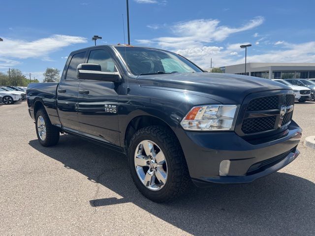Gray (Maximum Steel Metallic Clearcoat) 2018 RAM 1500 Express Quad Cab 4WD Pickup Truck Four-Wheel Drive 8-Speed Automatic