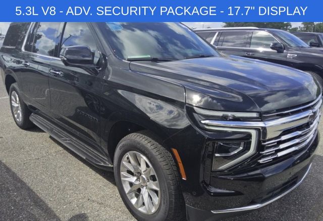 Black 2025 Chevrolet Suburban Premier 4WD SUV / Crossover Four-Wheel Drive
