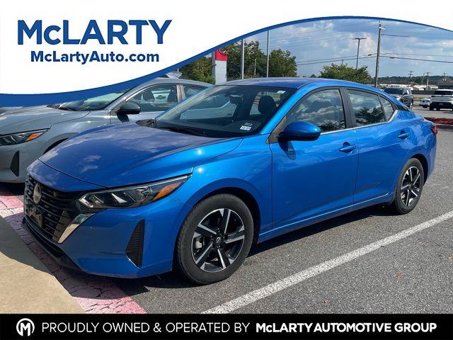 Electric Blue Metallic 2025 Nissan Sentra Sedan Front-Wheel Drive Continuously Variable Transmission
