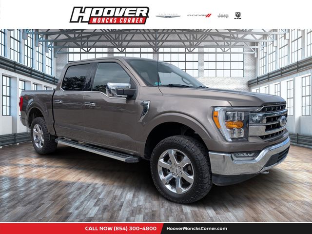 Stone Gray Metallic 2023 Ford F-150 Lariat SuperCrew 4WD Pickup Truck Four-Wheel Drive Automatic