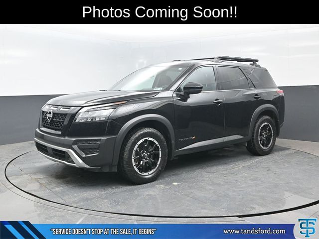 Super Black 2025 Nissan Pathfinder Rock Creek 4WD SUV / Crossover All-Wheel Drive 9-Speed Automatic