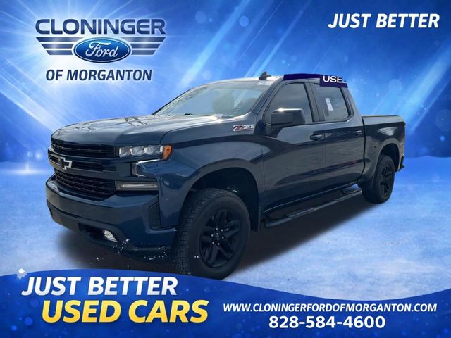 Northsky Blue Metallic 2021 Chevrolet Silverado 1500 RST Crew Cab 4WD Pickup Truck Four-Wheel Drive 8-Speed Automatic