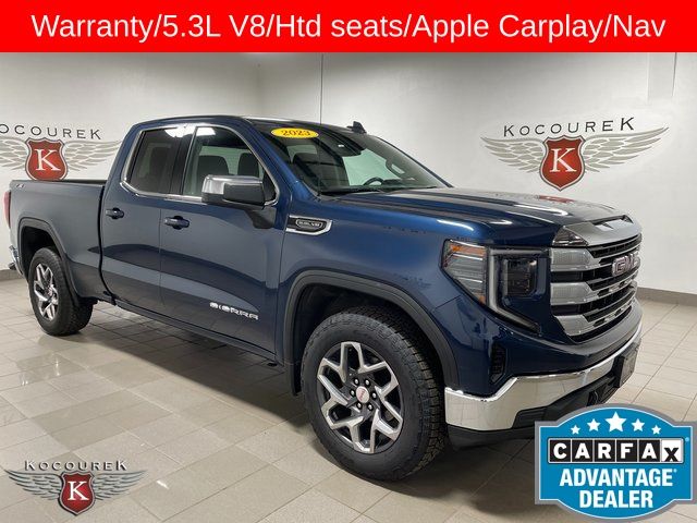 Pacific Blue Metallic 2023 GMC Sierra 1500 Pickup Truck Four-Wheel Drive Automatic