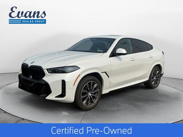 Mineral White Metallic 2026 BMW X6 SUV / Crossover All-Wheel Drive 8-Speed Automatic