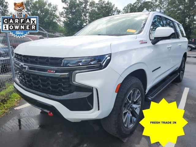 2021 Chevrolet Suburban Z71 White at Coastal Chevrolet Cadillac